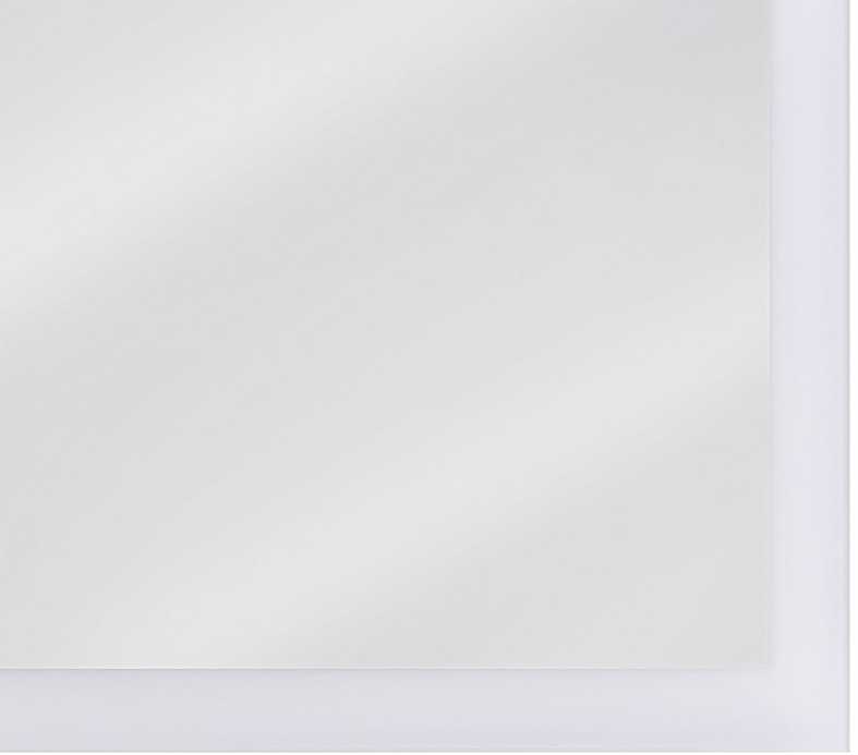 Beliani Vonios veidrodis su LED apšvietimu ADOUR 80 cm x 60 cm, sidabrinis