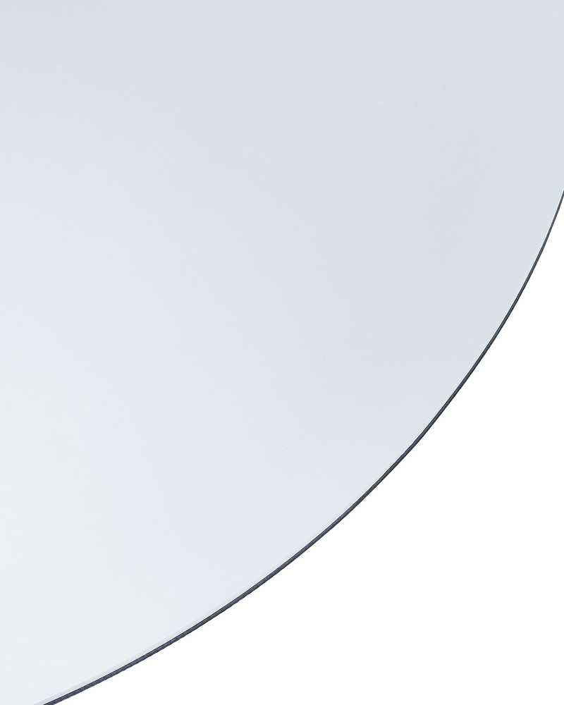 Beliani LED vonios veidrodis CALLAC 60 cm 60 cm sidabrinės spalvos