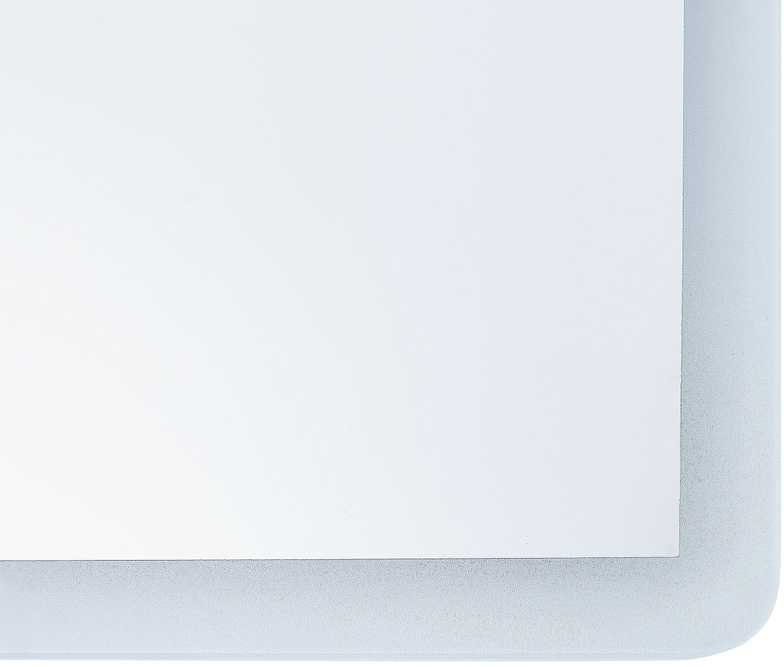 Beliani Vonios veidrodis LED CORROY 80 cm 60 cm Sidabrinis