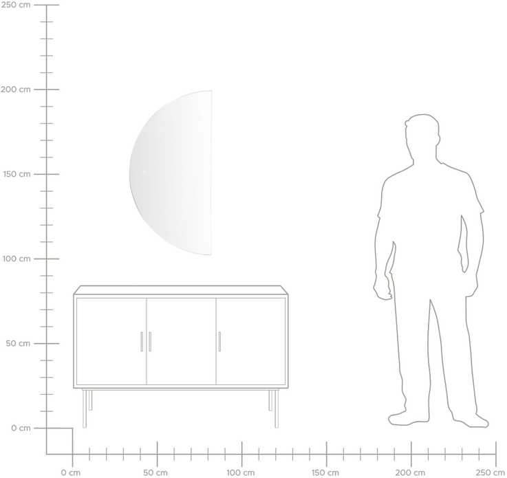 Beliani Vonios veidrodis LED LOUE 50 cm 100 cm Sidabrinis
