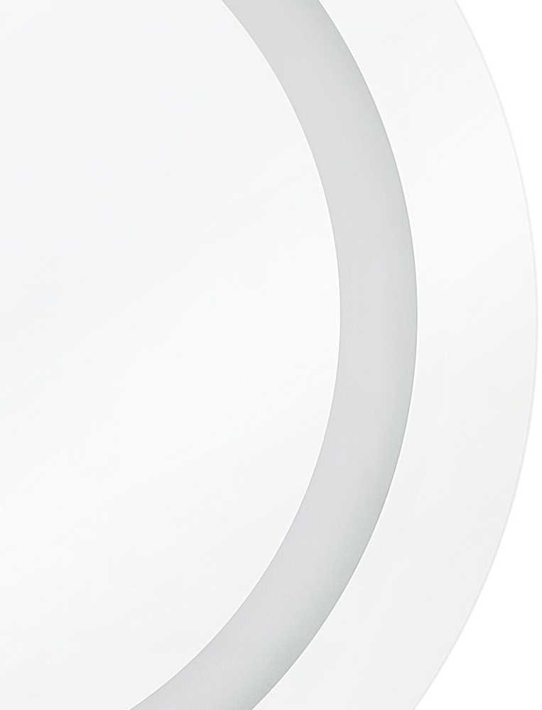 Beliani Vonios veidrodis su LED apšvietimu SELUNE 58 cm sidabrinis