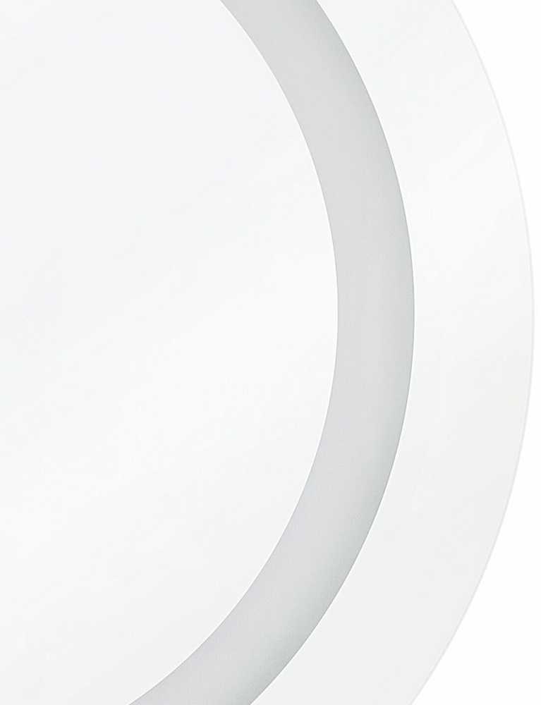 Beliani Vonios veidrodis su LED apšvietimu SELUNE 58 cm sidabrinis