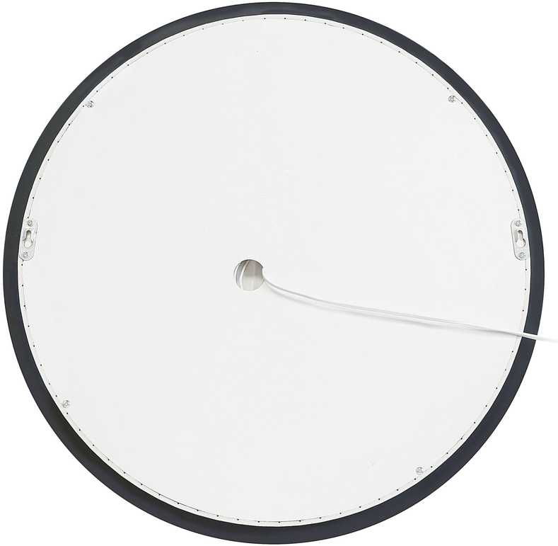 Beliani Vonios veidrodis su LED apšvietimu SELUNE 58 cm sidabrinis