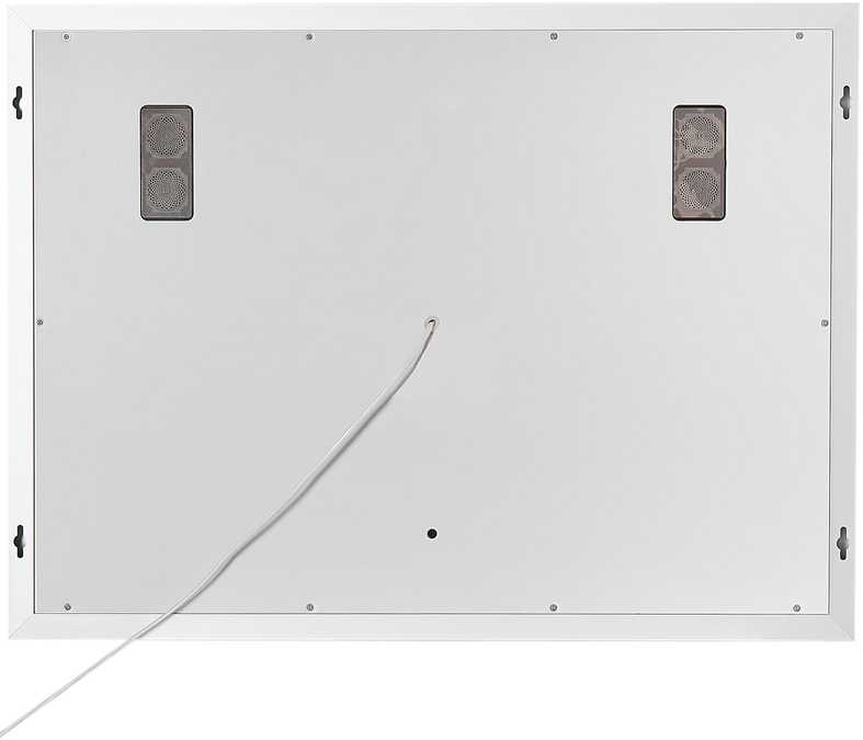 Beliani Vonios veidrodis su LED apšvietimu THAIX 80 cm x 60 cm, sidabrinis