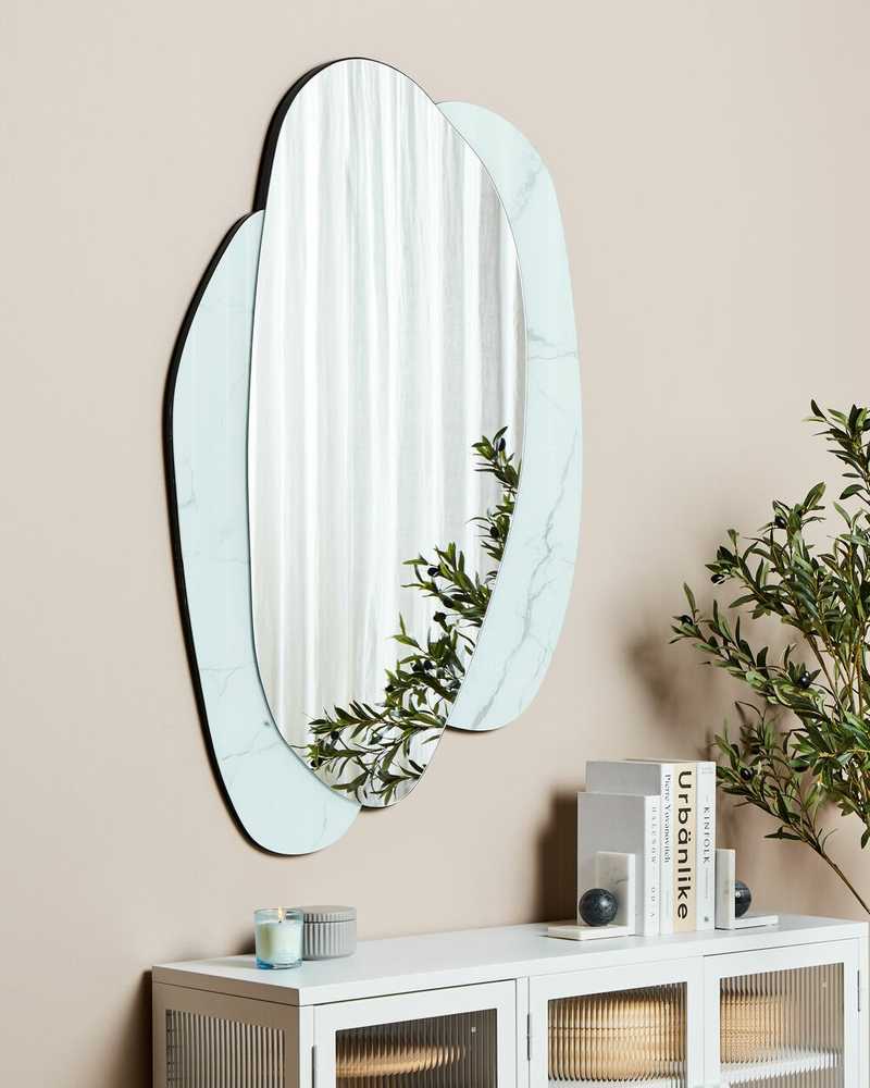 Beliani Sieninis veidrodis PANNES 80 cm 117 cm