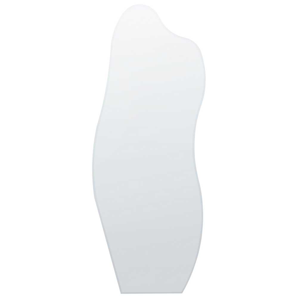 Beliani Sieninis veidrodis ESTANG 50 cm 140 cm sidabrinės spalvos