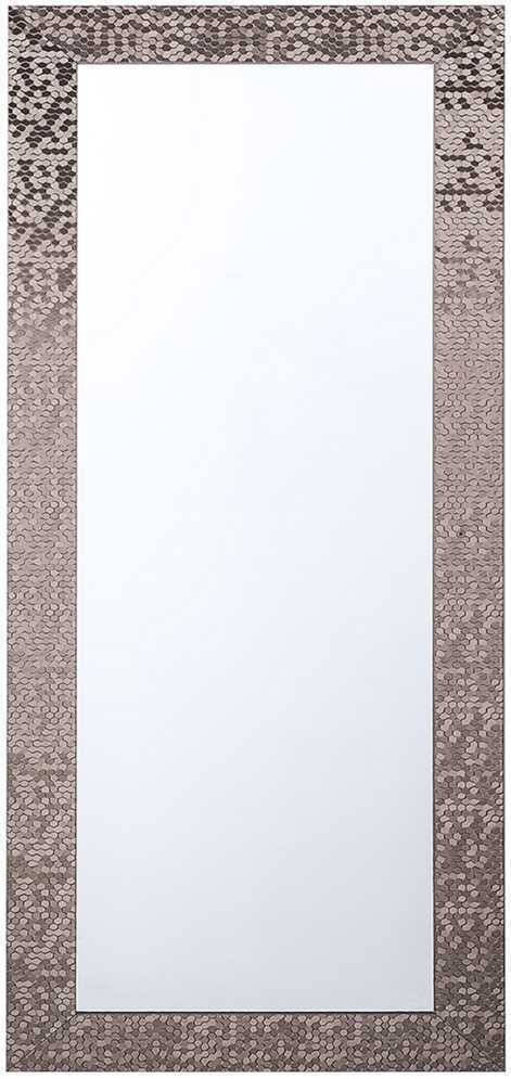 Beliani Sieninis veidrodis MARANS, 50 × 130 cm, rudas