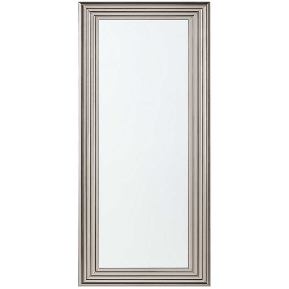 Beliani Sieninis veidrodis CHATAIN 50 cm 130 cm sidabrinės spalvos