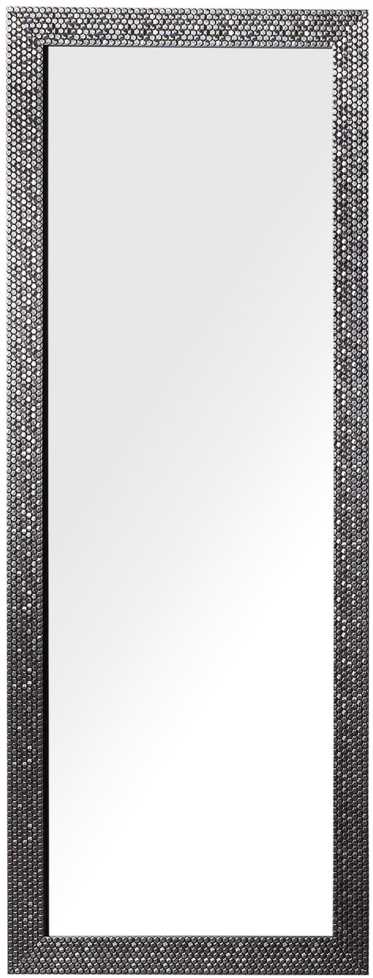 Beliani AJACCIO sieninis veidrodis 50 cm 130 cm sidabrinis
