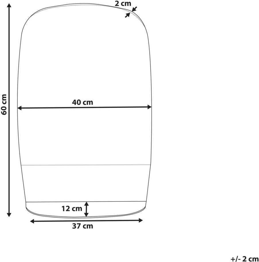 Beliani Sieninis veidrodis su lentyna BRANNAY 40 cm 60 cm Sidabrinis