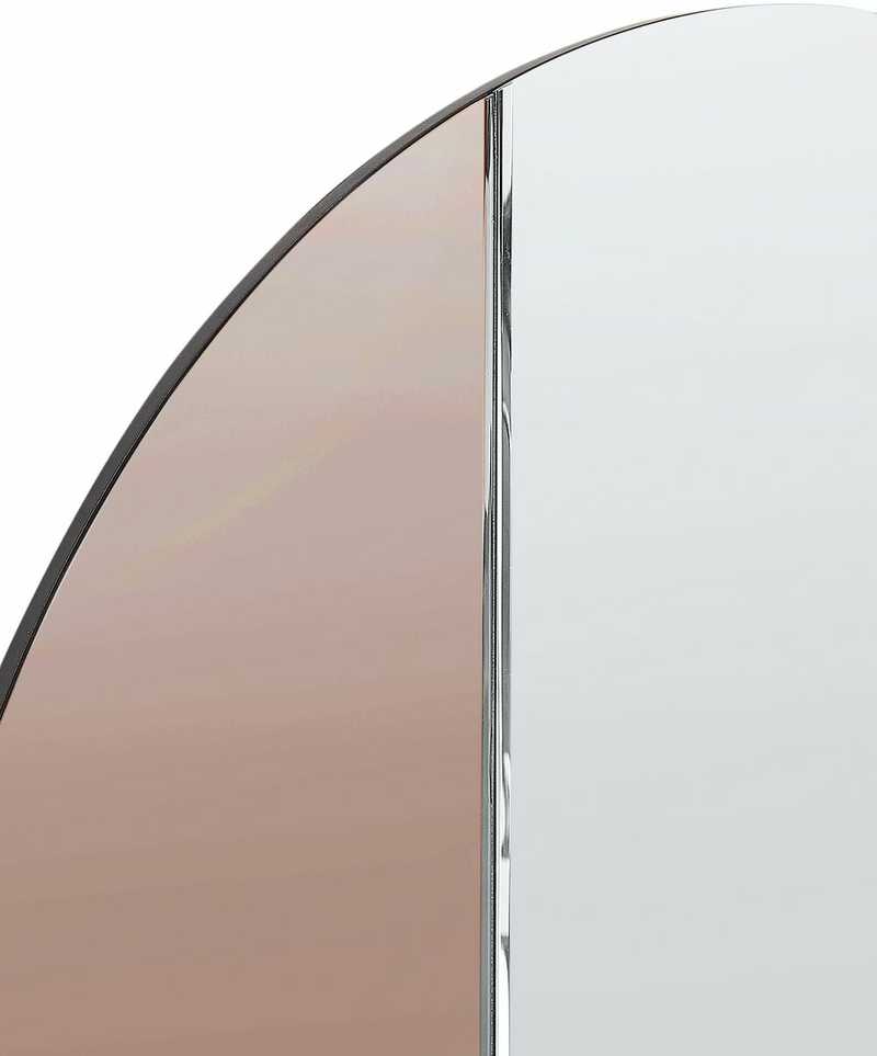 Beliani Sieninis veidrodis CHARRON 80 cm, rožinio aukso spalvos