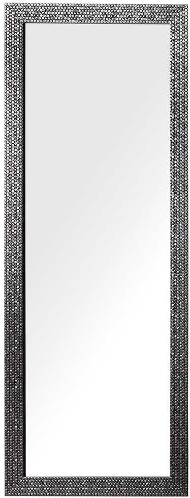 Beliani AJACCIO sieninis veidrodis 50 cm 130 cm sidabrinis