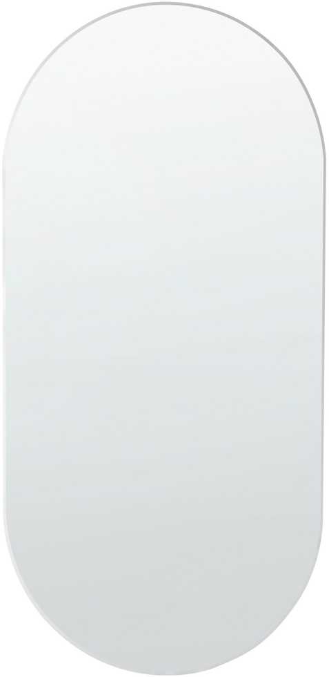 Beliani Sieninis veidrodis ALFORTVILLE 40 cm 80 cm sidabrinis