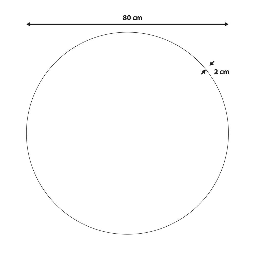 Beliani Sieninis veidrodis BOUCHON 80 cm žalias