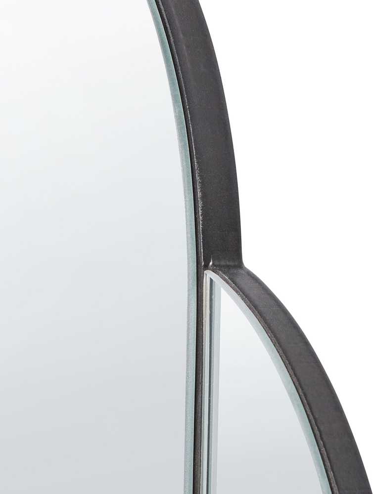 Beliani Sieninis veidrodis CHAILLON 60 cm 80 cm Mėlynas