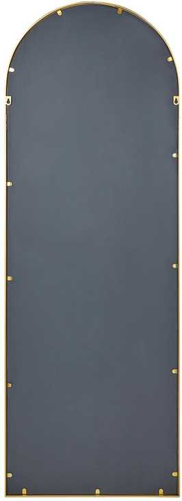 Beliani Sieninis veidrodis CROSSES 60 cm 170 cm metalinis auksinis