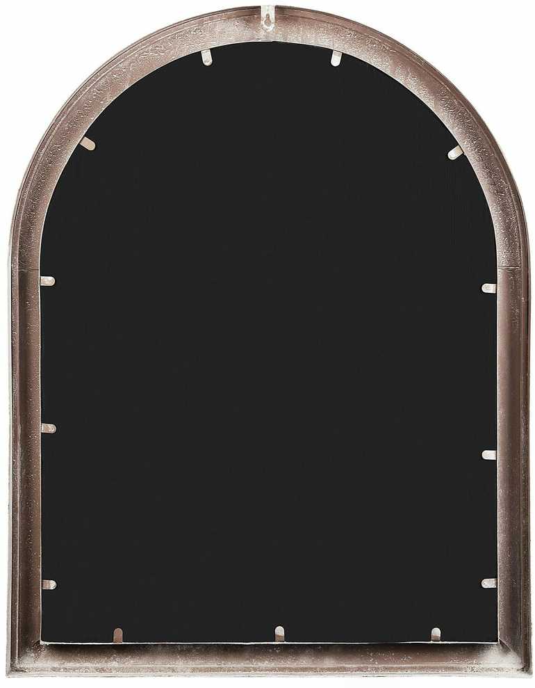 Beliani Sieninis veidrodis EMBRY 69 cm 88 cm metalinis smėlio spalvos