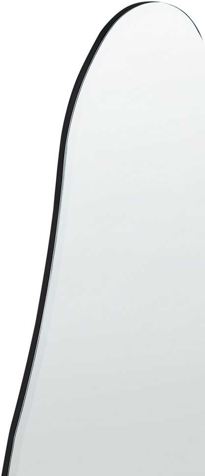 Beliani Sieninis veidrodis ESTANG 50 cm 140 cm sidabrinės spalvos