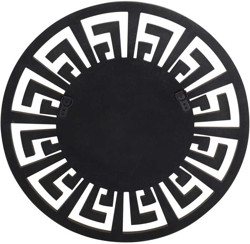 Beliani Sieninis veidrodis FLERS 70 cm Metalinis Auksinis