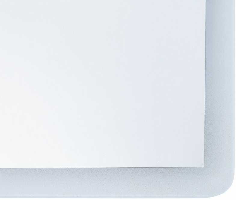 Beliani Vonios veidrodis LED CORROY 80 cm 60 cm Sidabrinis