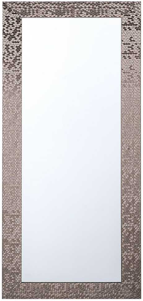 Beliani Sieninis veidrodis MARANS, 50 × 130 cm, rudas