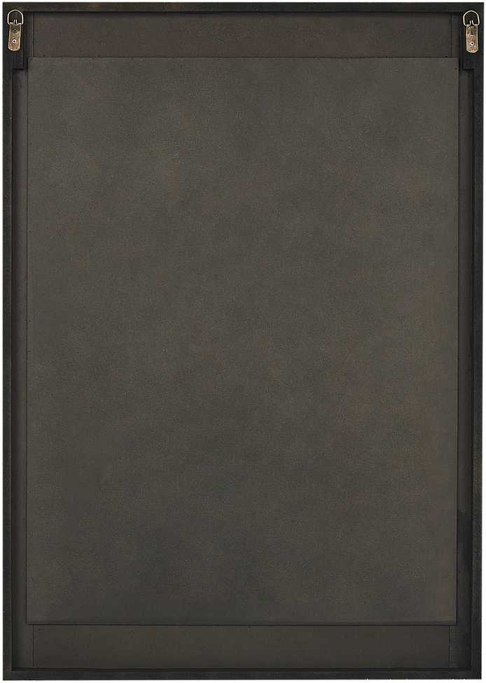 Beliani Sieninis veidrodis MARCIGNY 70 cm 100 cm Boucle, kreminės spalvos