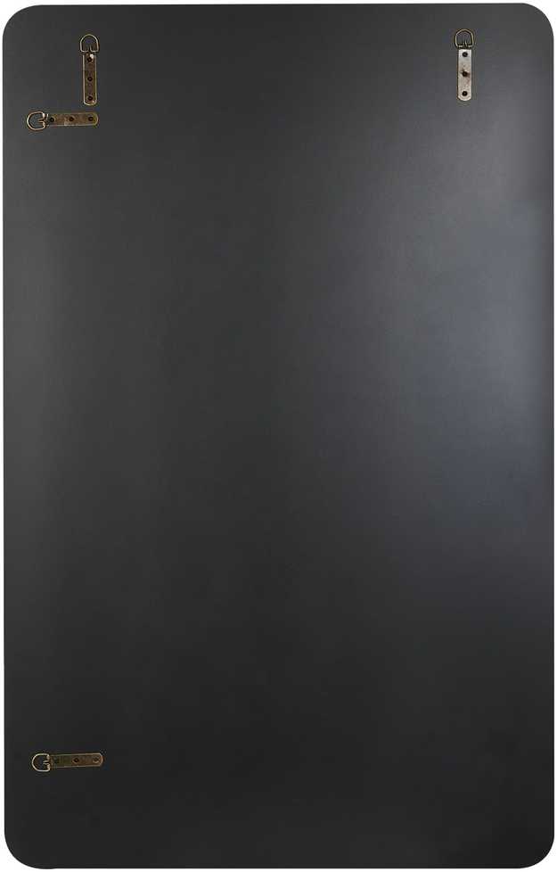 Beliani Sieninis veidrodis ORMES 70 cm 110 cm pilkas