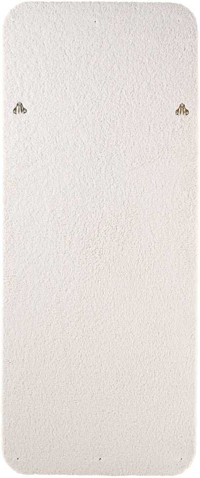 Beliani Sieninis veidrodis QUIMPER 70 × 170 cm, balkšvas