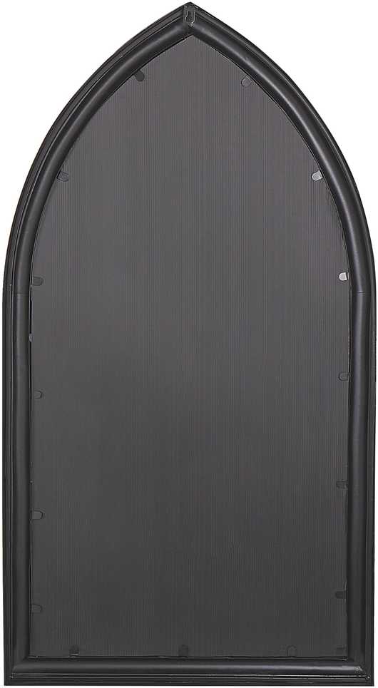 Beliani Sieninis veidrodis TRELLY 62 cm 113 cm metalinis juodas