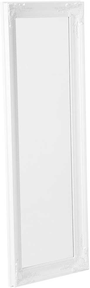Beliani Sieninis veidrodis VARS 51 cm 141 cm baltas
