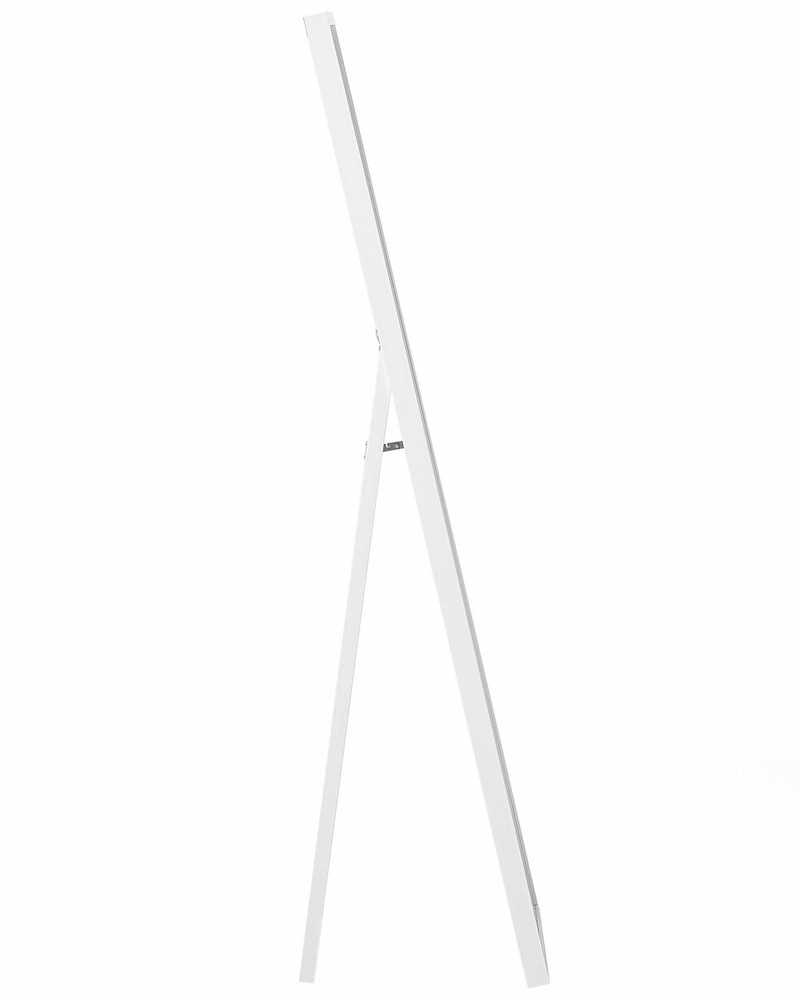 Beliani Pastatomas veidrodis TORCY 140 cm Baltas