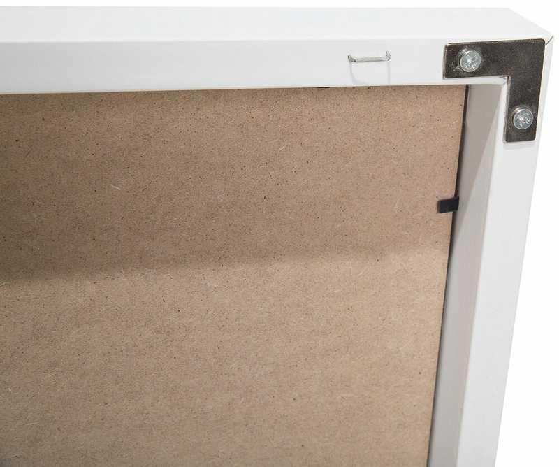 Beliani Pastatomas veidrodis TORCY 140 cm Baltas