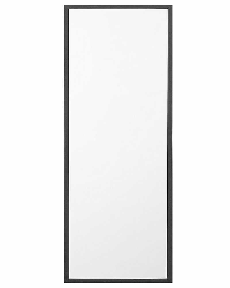 Beliani Pastatomas veidrodis TORCY 140 cm, juodas