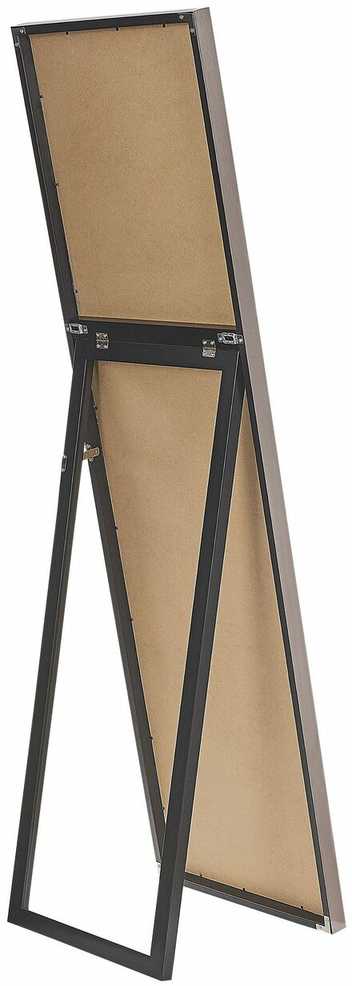 Beliani Pastatomas veidrodis TORCY 140 cm, sidabrinis