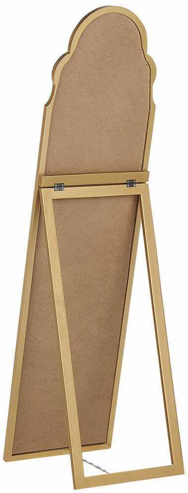 Beliani Pastatomas veidrodis CHATILLON 150 cm auksinis