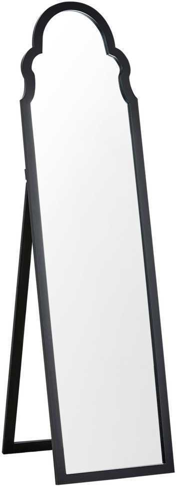Beliani Pastatomas veidrodis CHATILLON 150 cm Juodas