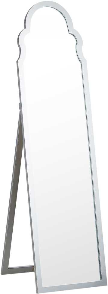 Beliani Pastatomas veidrodis CHATILLON 150 cm sidabrinės spalvos