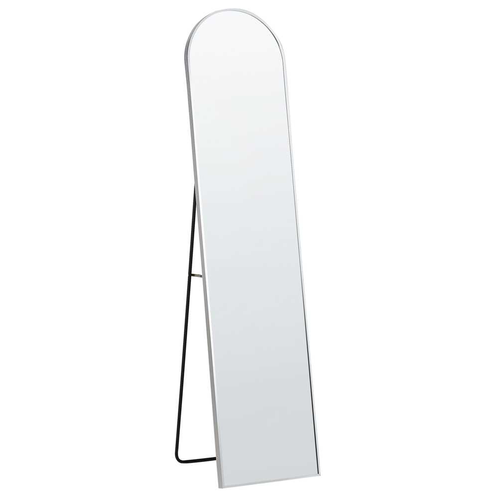 Beliani Pastatomas veidrodis BAGNOLET 150 cm, metalinis, sidabrinis