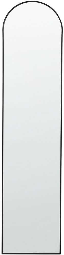 Beliani Pastatomas veidrodis BAGNOLET 150 cm metalinis juodas