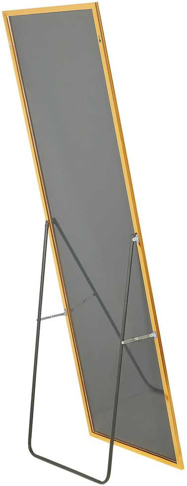 Beliani Pastatomas veidrodis BEAUVAIS 156 cm, metalinis, auksinis