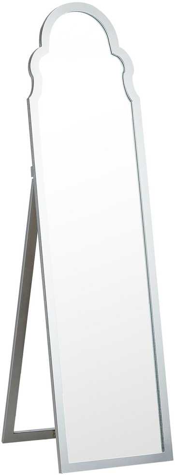 Beliani Pastatomas veidrodis CHATILLON 150 cm sidabrinės spalvos