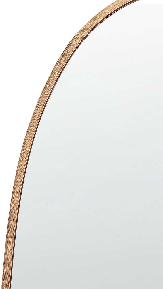 Beliani Pastatomas veidrodis LARCHE 160 cm, metalinis, auksinis