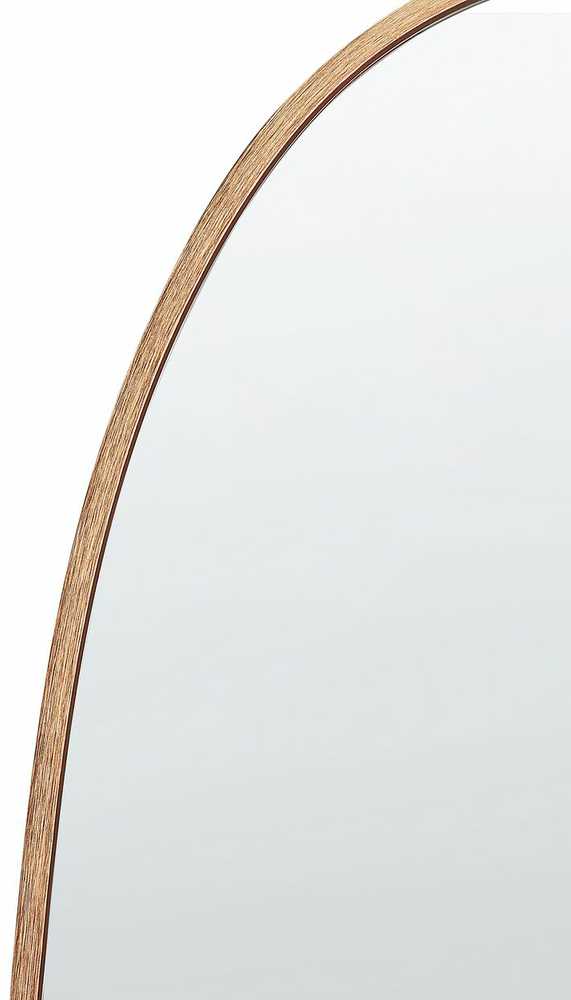 Beliani Pastatomas veidrodis LARCHE 160 cm, metalinis, auksinis