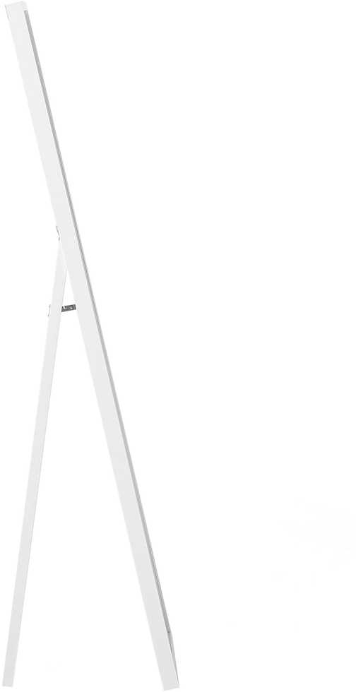 Beliani Pastatomas veidrodis TORCY 140 cm Baltas