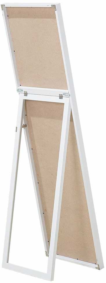 Beliani Pastatomas veidrodis TORCY 140 cm Baltas