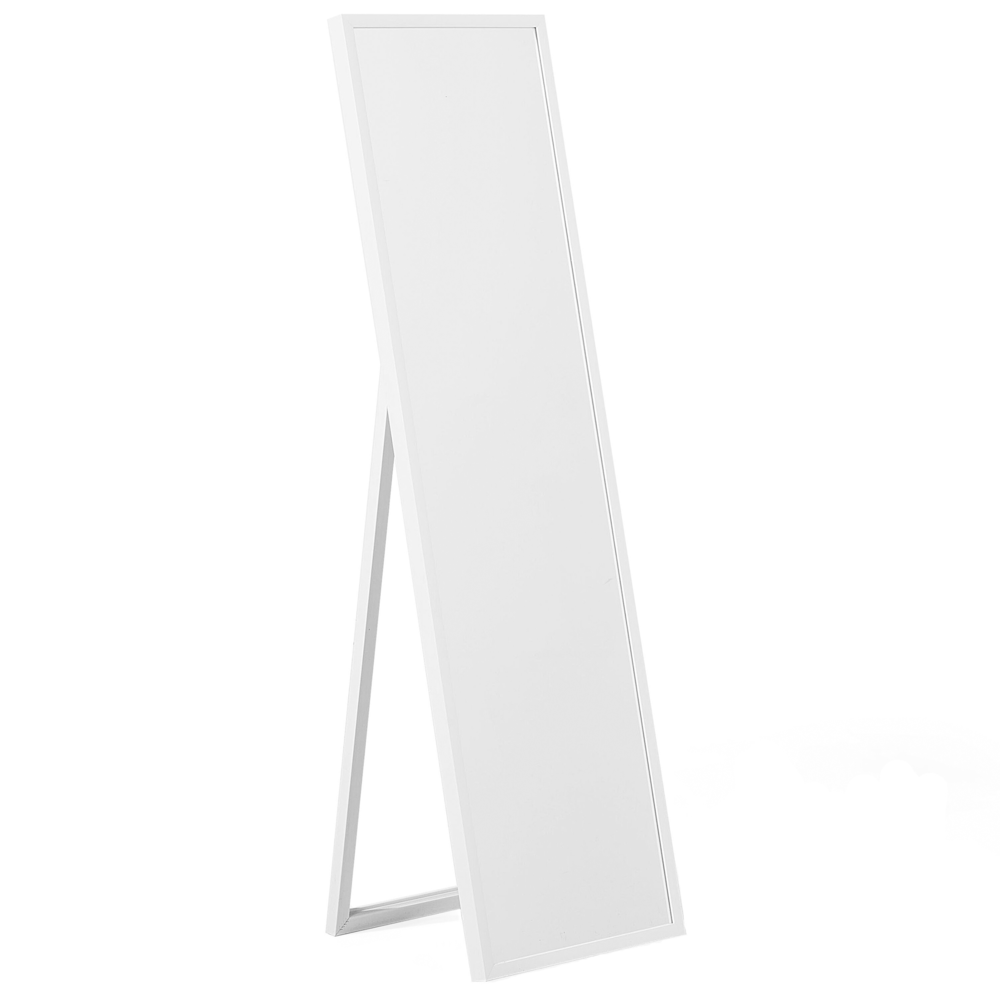 Beliani Pastatomas veidrodis TORCY 140 cm Baltas