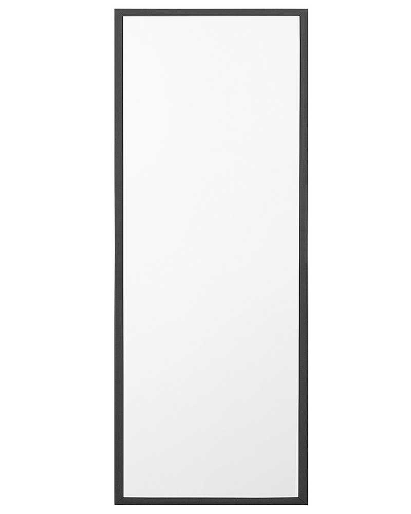 Beliani Pastatomas veidrodis TORCY 140 cm, juodas