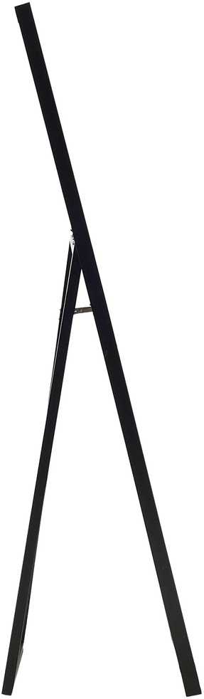 Beliani Pastatomas veidrodis TORCY 140 cm, juodas