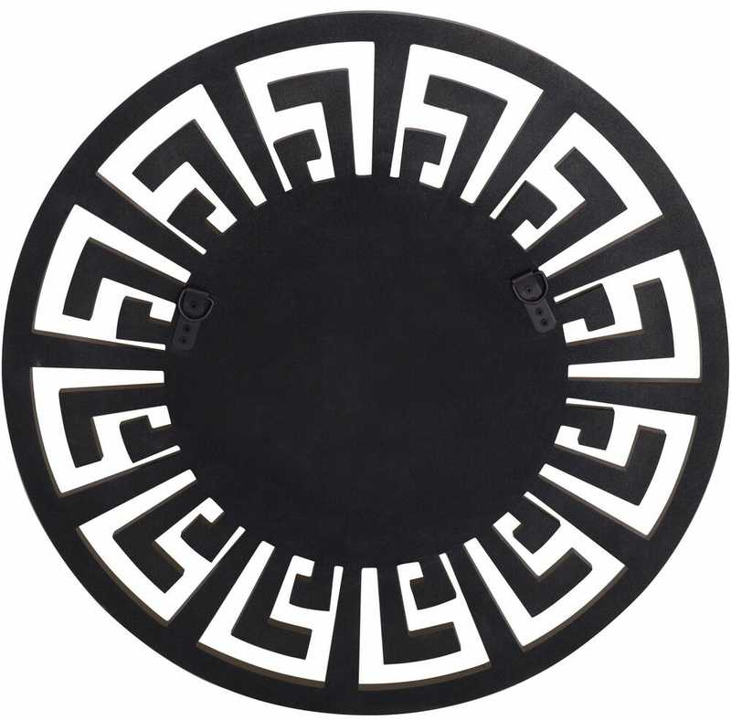 Beliani Sieninis veidrodis FLERS 70 cm Metalinis Auksinis