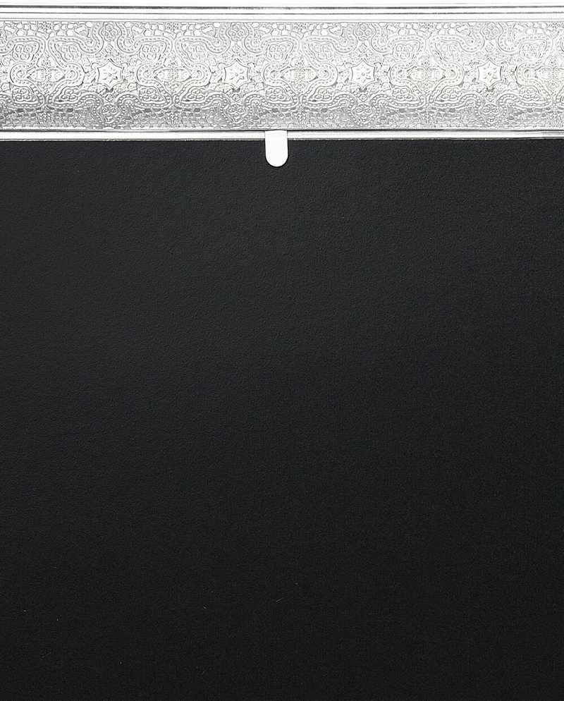 Beliani Sieninis veidrodis CAVAN 65 cm x 65 cm metalinis sidabrinis